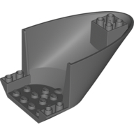 Inv. Roof T.6X10X4 W.Doubl. Bow - Dark Stone Grey