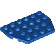 Plate 4X6 26 Degrees - Bright Blue