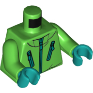 Mini Upper Part, No. 5954 - Bright Green