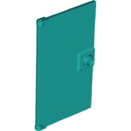 Glass Door For Frame 1X4X6 - Bright Bluish Green