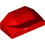 Plate W. Bows 2X1 - Bright Red