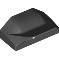 Plate W. Bows 2X1 - Black