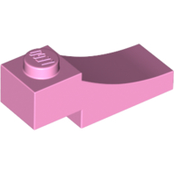 Brick 1X3,Outside Half Arch,W/ Cutout - Light Purple