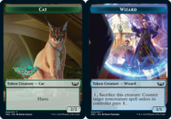 Cat Token // Wizard Token - Foil