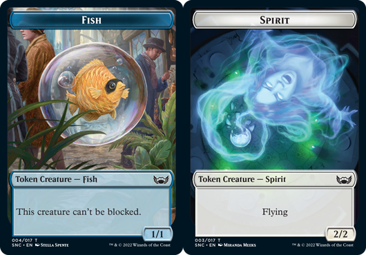 Fish Token // Spirit Token - Foil