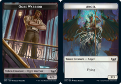 Angel (002) // Ogre Warrior (006) Double-Sided Token - Foil