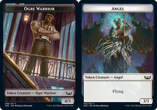 Ogre Warrior Token // Angel Token - Foil