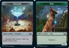 Dog (010) // Treasure (013) Double-Sided Token - Foil