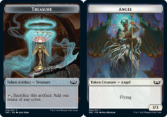 Angel (002) // Treasure (014) Double-Sided Token - Foil