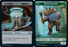 Token - Rhino Warrior // Treasure (014) - Foil