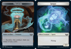 Token - Spirit // Treasure (014) - Foil