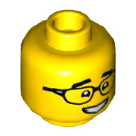 Mini Head, No. 3659 - Bright Yellow