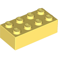 Brick 2X4 - Cool Yellow