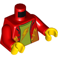 Mini Upper Part, No. 5737 - Bright Red