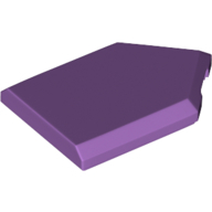 Flat Tile 2X3 W/ Angle - Medium Lavender