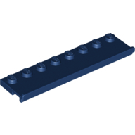 Plate 2X8 W/Gliding Groove - Earth Blue