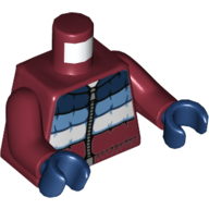 Mini Upper Part, No. 5702 - Dark Red
