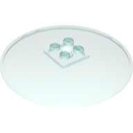 Dish Dia. 64X9.6 - Transparent Light Blue