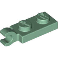 Plate 2X1 W/Holder,Vertical - Sand Green