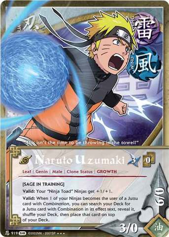 Naruto Uzumaki - N-919 - Super Rare - 1st Edition - Foil