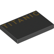 Flat Tile 2X3, No. 60 - Black