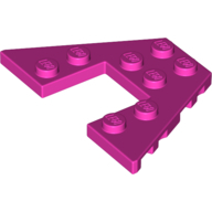 Plate 6X4 W/Angle - Bright Purple