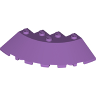 Circle 90G 6X6 Roof Tile - Medium Lavender