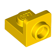 Plate 1X1, W/ 1.5 Plate 1X1, Upwards - Bright Yellow