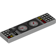 Flat Tile 1X4, No. 159 - Medium Stone Grey