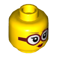 Mini Head, No. 3377 - Bright Yellow