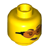Mini Head, No. 3360 - Bright Yellow