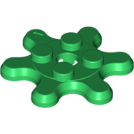 Gear Wheel 2X2, Z6 - Dark Green