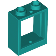 Frame 1X2X2 - Bright Bluish Green