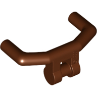 Handlebar W/3.2 Shaft/Bar Ends - Reddish Brown