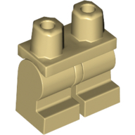 Mini Leg Part, No. 2 - Brick Yellow