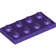 Plate 2X4 - Medium Lilac