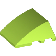 Brick 4X3 W. Bow/Angle - Bright Yellowish Green