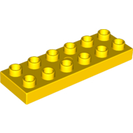Plate 2X6 - Bright Yellow
