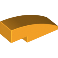 Brick W/Bow 1/3 - Flame Yellowish Orange