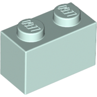 Brick 1X2 - Aqua