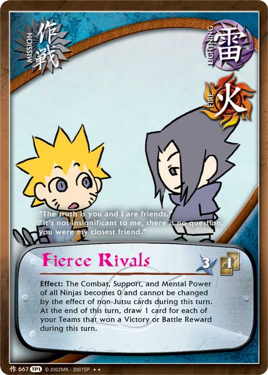 Fierce Rivals - M-667 - Rare - 1st Edition