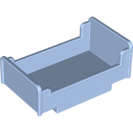 Duplo Bed 3X5X35.5 - Light Royal Blue