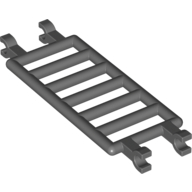 Grating 1X4X6 M. 4 Snap - Dark Stone Grey