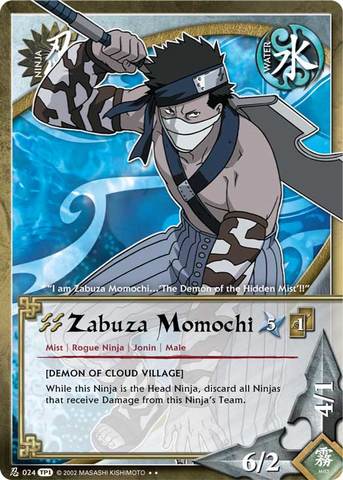 Zabuza Momochi - N-024 - Rare - 1st Edition