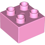 Duplo Brick 2X2 - Light Purple