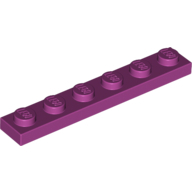 Plate 1X6 - Bright Reddish Violet