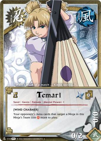 Temari - N-114 - Uncommon - 1st Edition