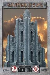 BB528 Gothic Battlefields: Medium Corner Ruin (x1)