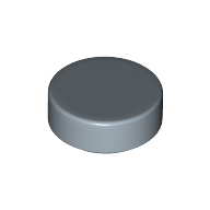 Flat Tile 1X1, Round - Sand Blue