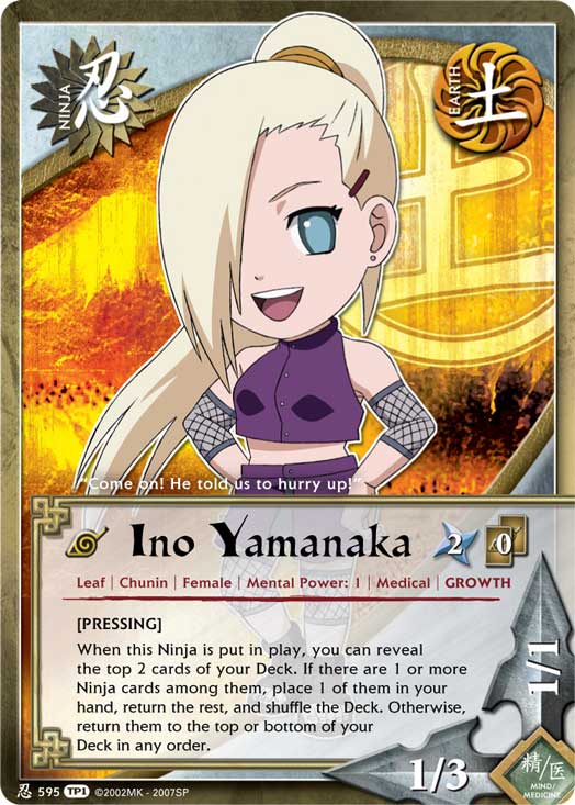Ino Yamanaka - N-595 - Common - 1st Edition